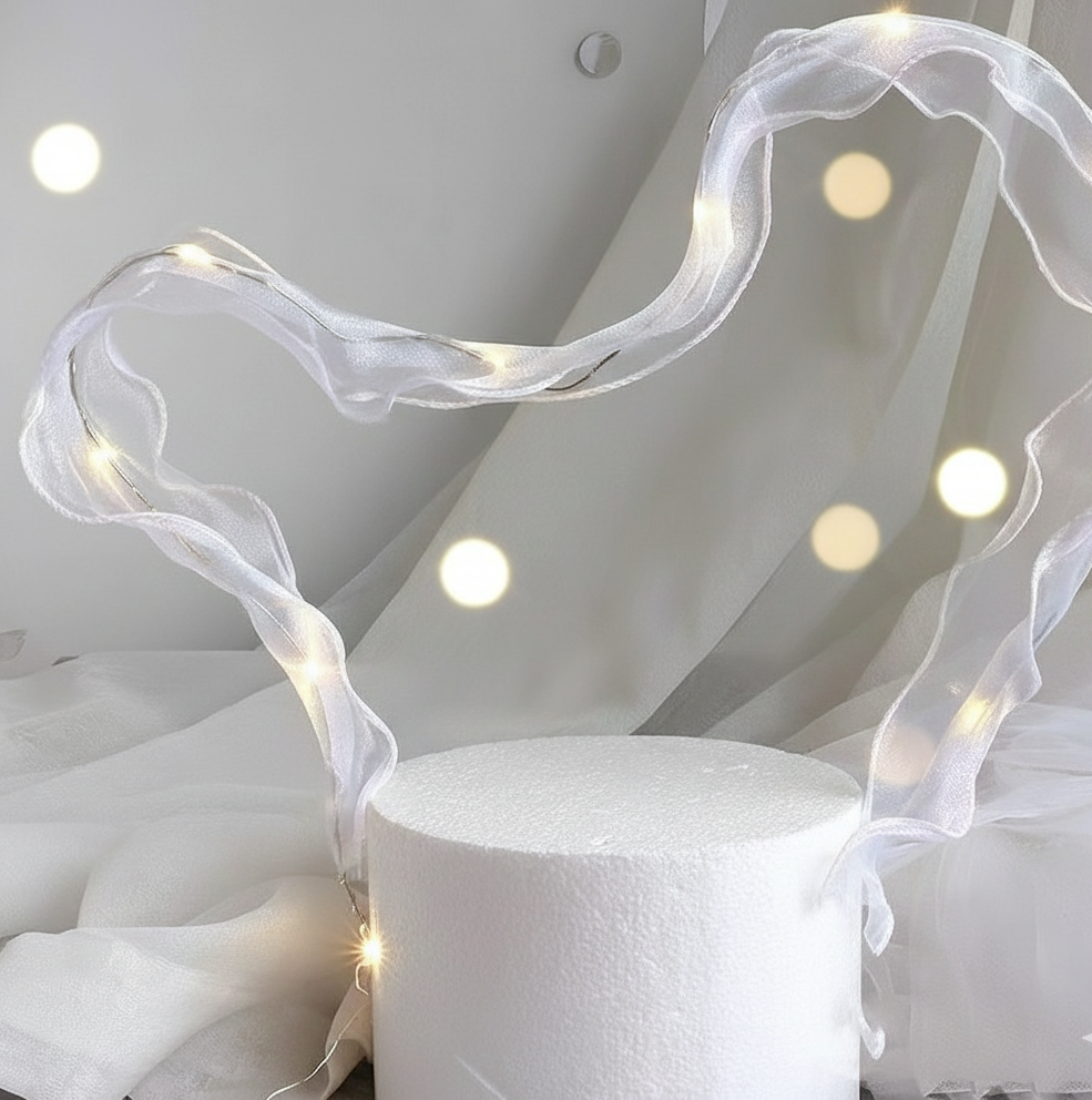 LED Ribbon cake topper