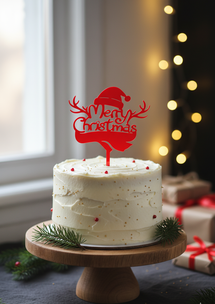 Christmas Acrylic Topper