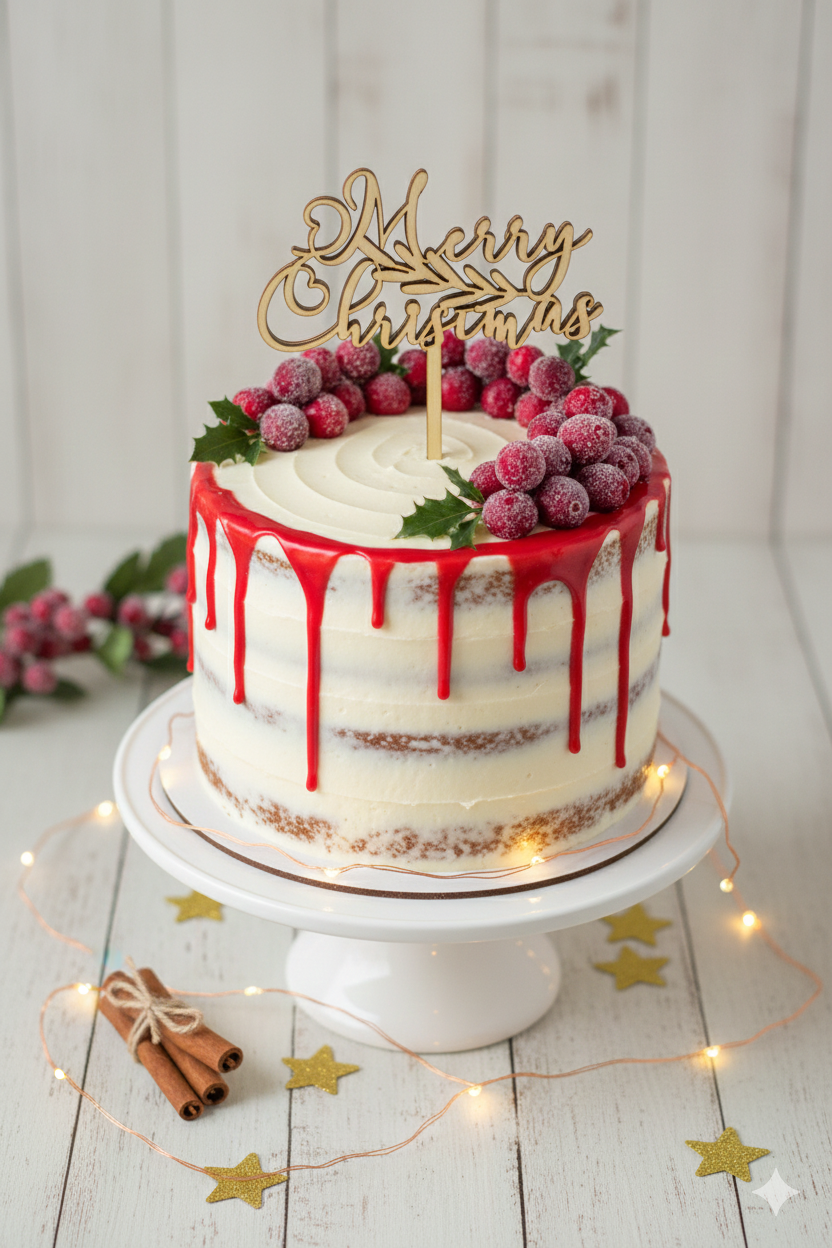 Christmas Acrylic Topper Pack Of 10 Size 3 inch