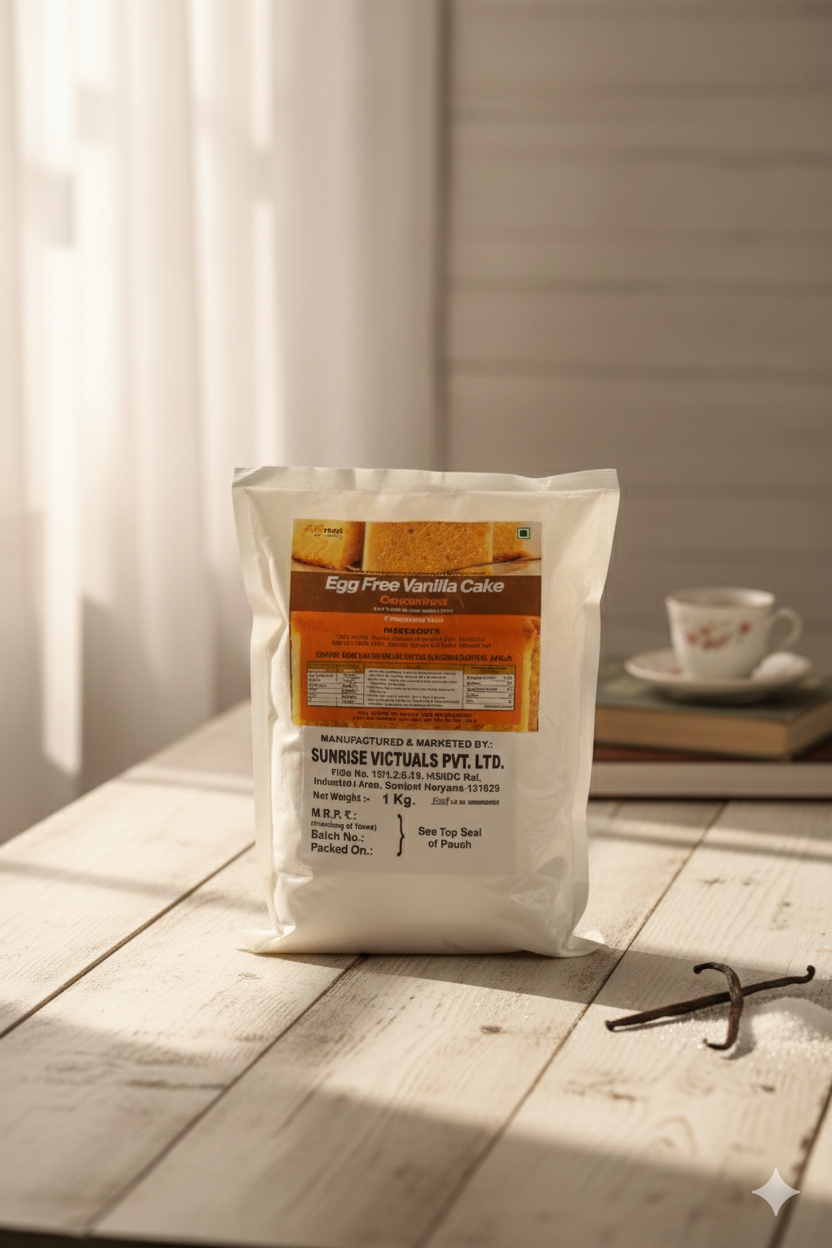 Sunrise Egg Free Vanilla Concentrate 1 kg