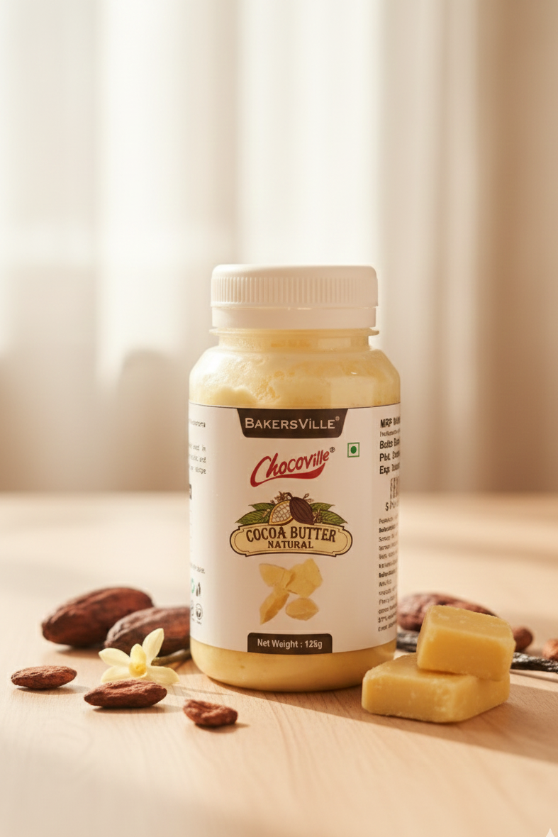 Bakersville Chocoville Cocoa Butter Natural 125gm