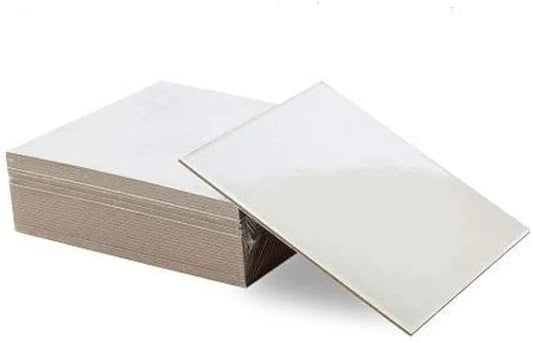 12 inch white square baseboard