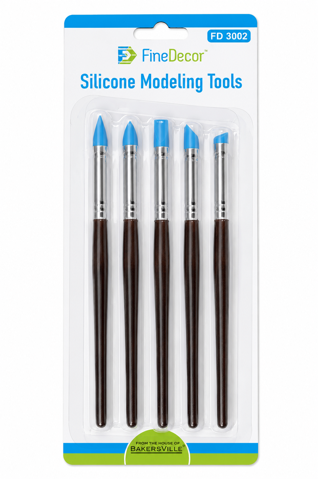 Finedecor Silicon Modeling Tools 5 pcs Set (FD-3002)