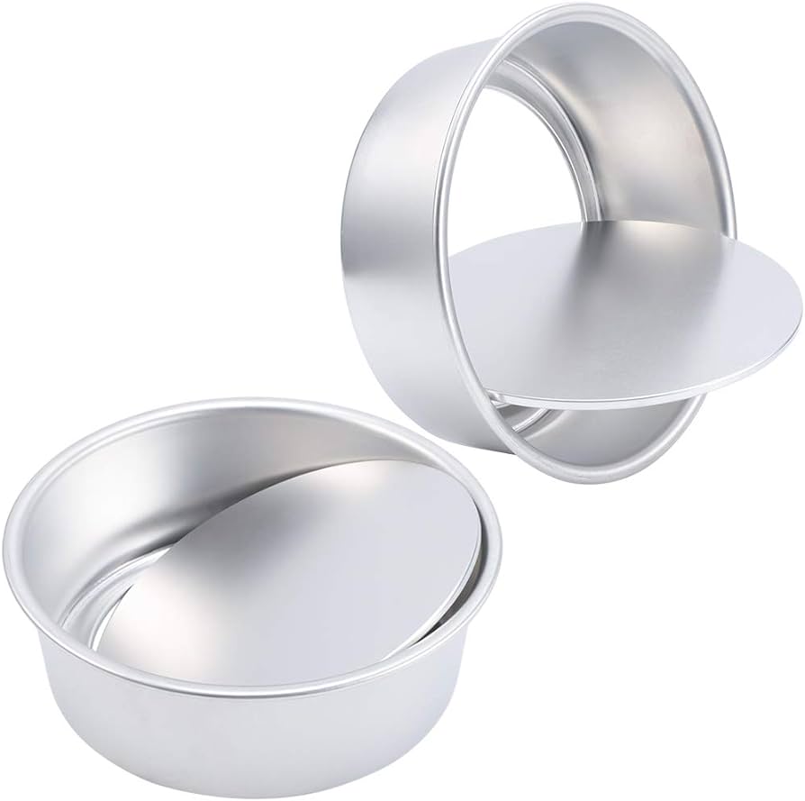 Aluminium Cake Tin loose bottom 7x2 inch