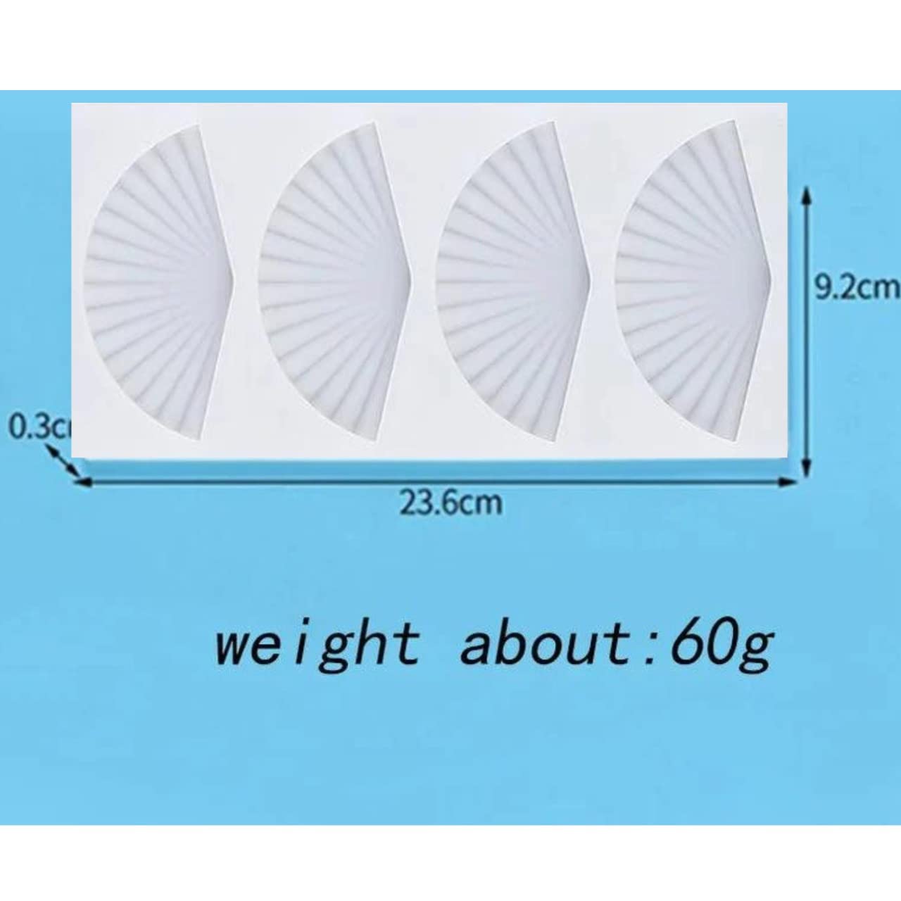 fan garnishing sheet