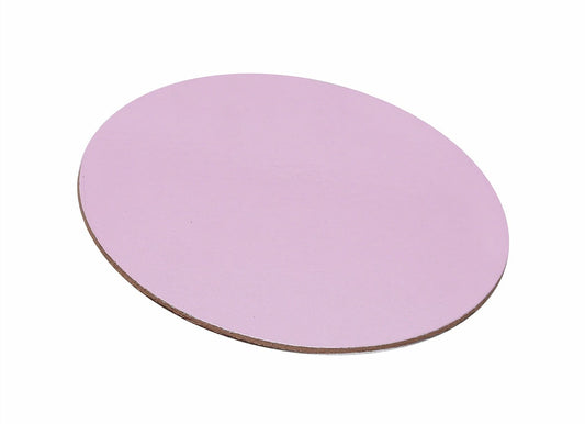 Pink colour round baseboard 8 inch