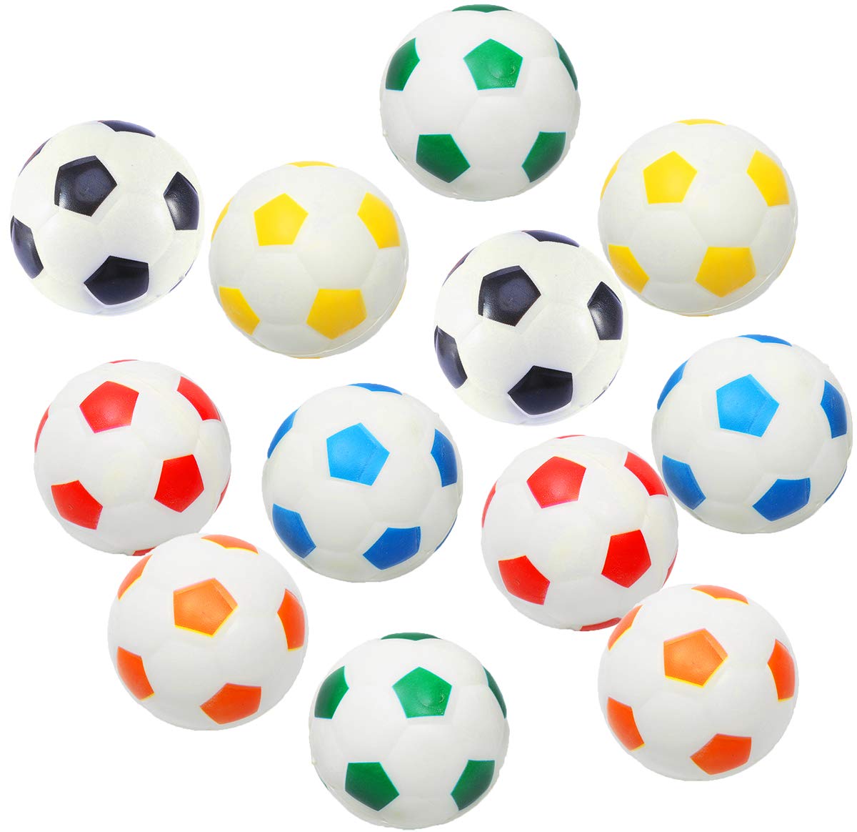 Mini Football Pack Of 12 (Random colour)
