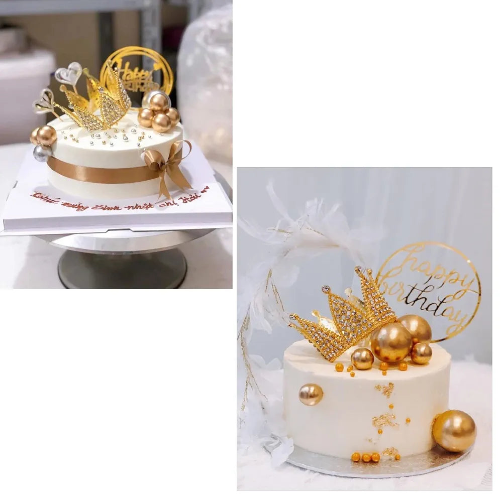 Golden Metal Medium Crown