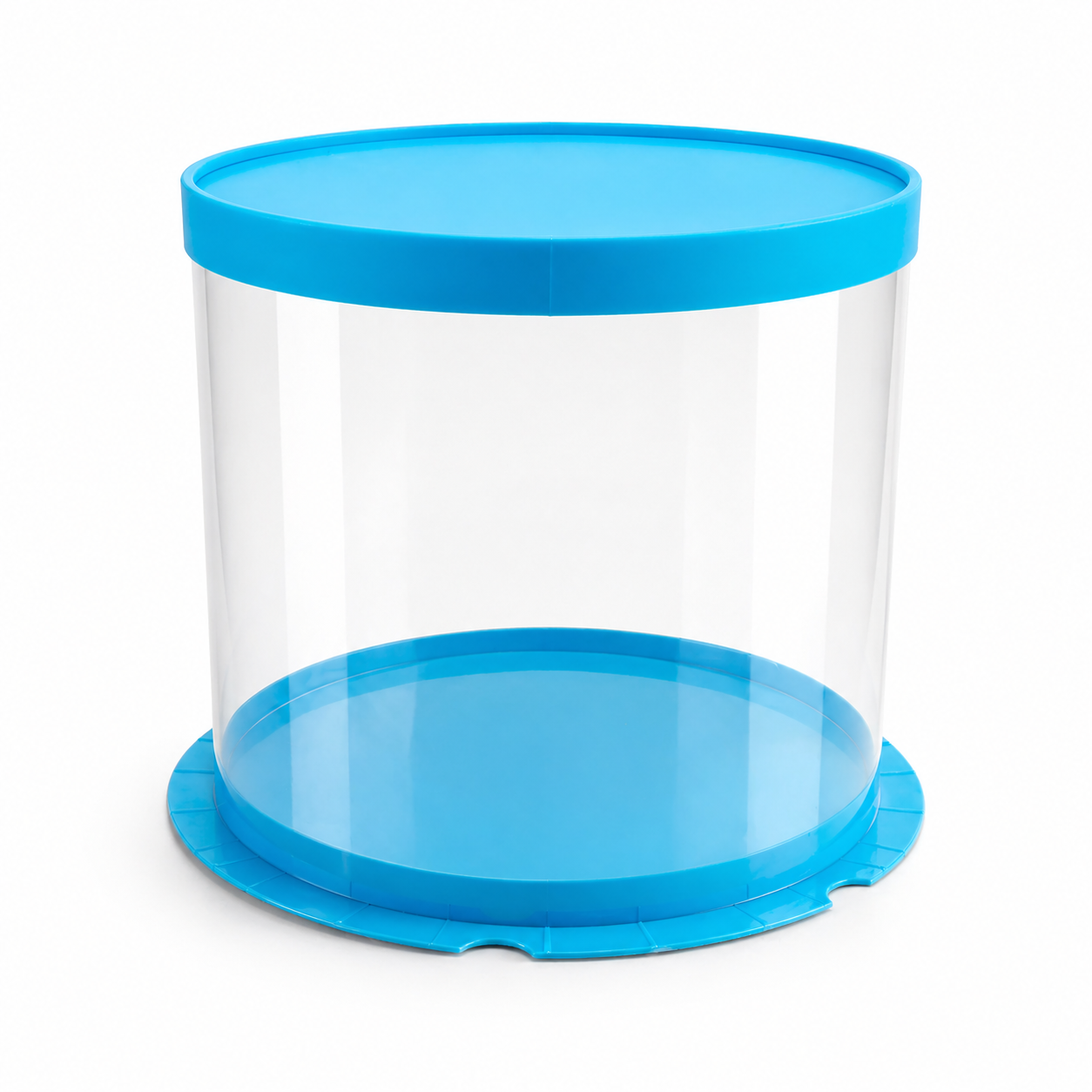 Blue Round Cake Box 8x8x8 inch
