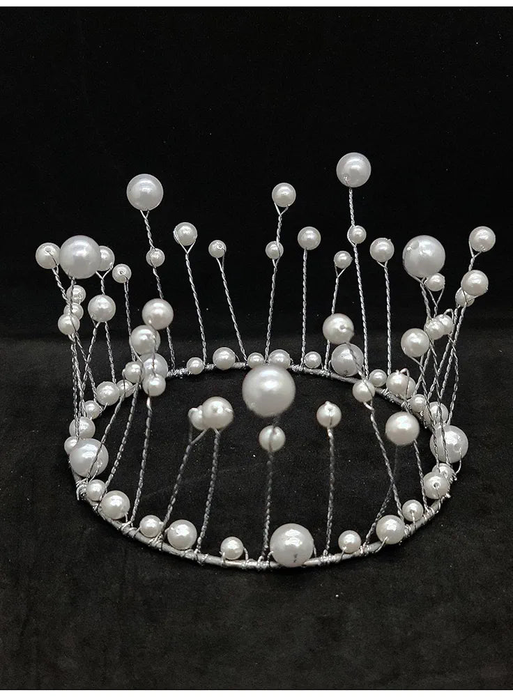 crown topper white pearl