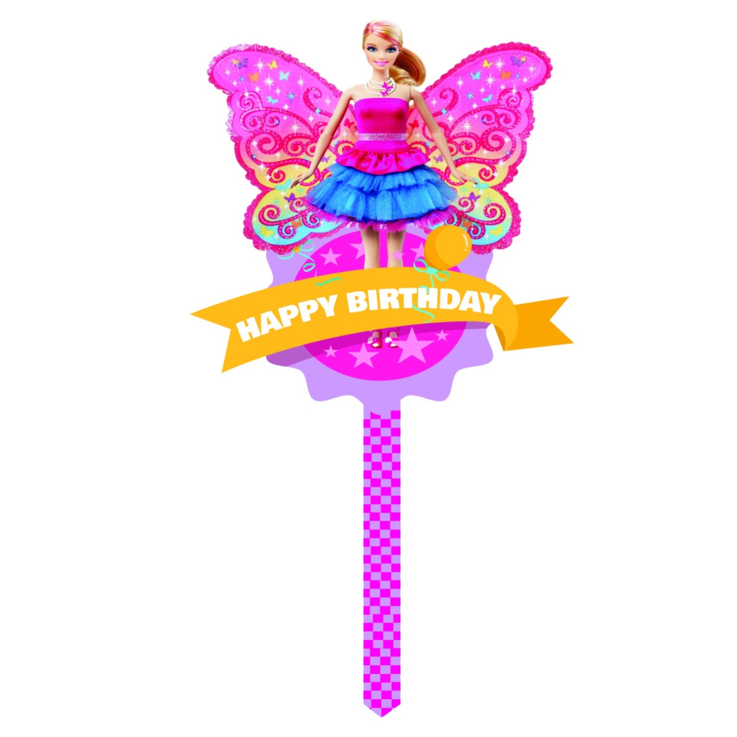 Acrylic Printed Doll Topper