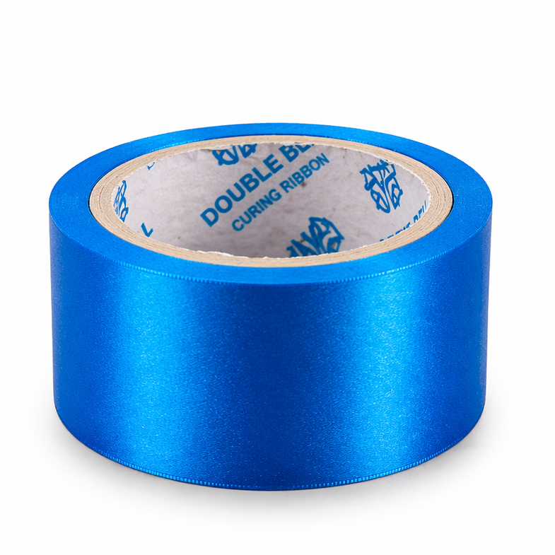 blue balloon ribbon (lenght approx 6.5 m breadht 2.2 cm)