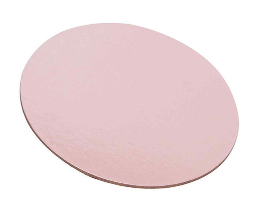 Peach colour round baseboard 8 inch