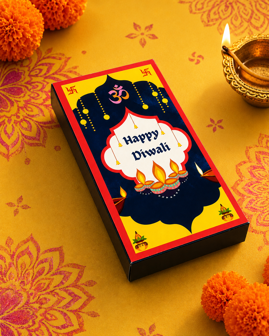 Diwali Bar Box Size - 6x3x1 inch pack 10