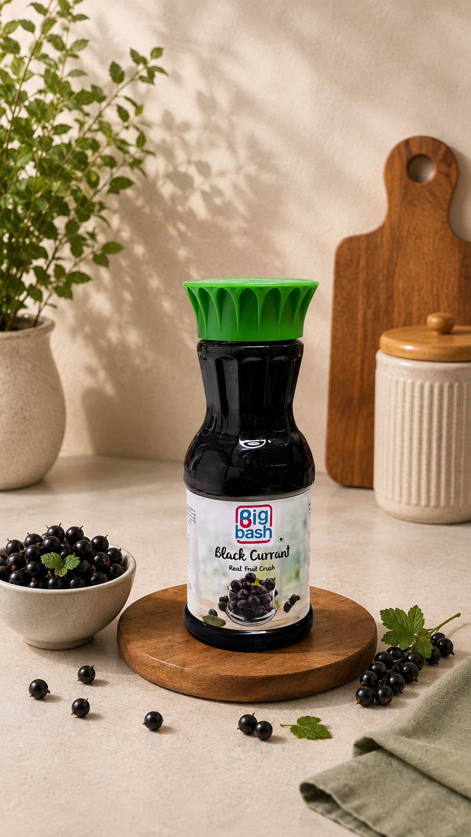 Big Bash Black Currant Real Fruit Crush 250ml