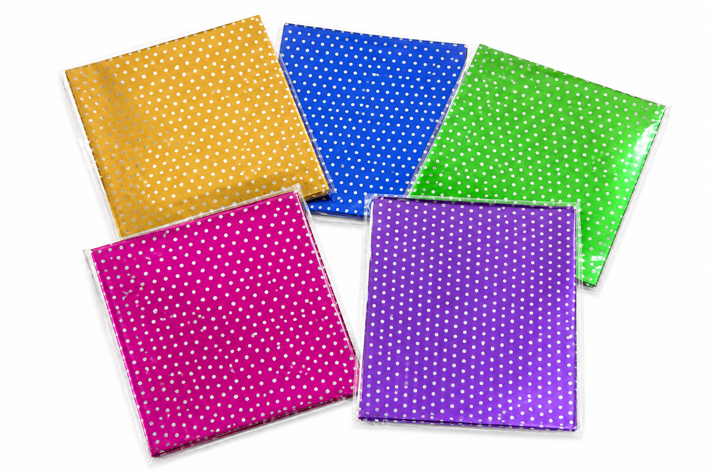 Polka Dot Chocolate Wrapper Size - 5x4.5 inch Approx 200 (Random Colour)