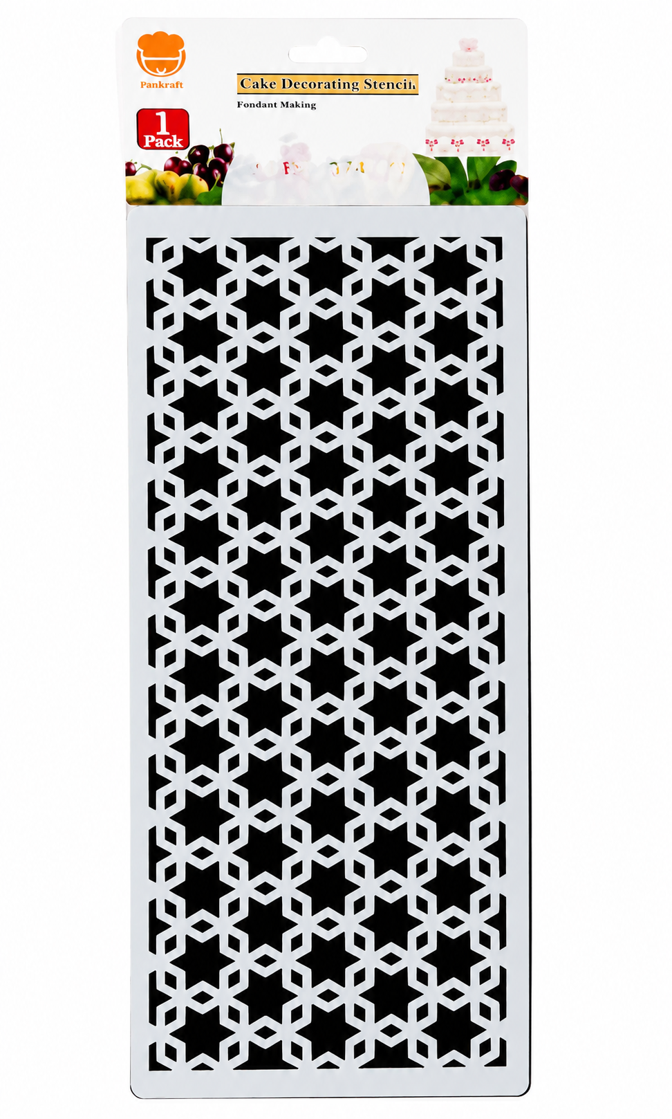 Geometric Pattern Cake Stencil