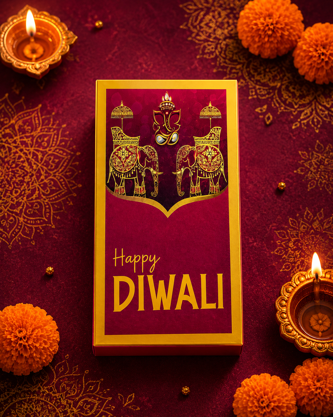 Diwali Bar Box Size 6x3x1 inch pack of 10