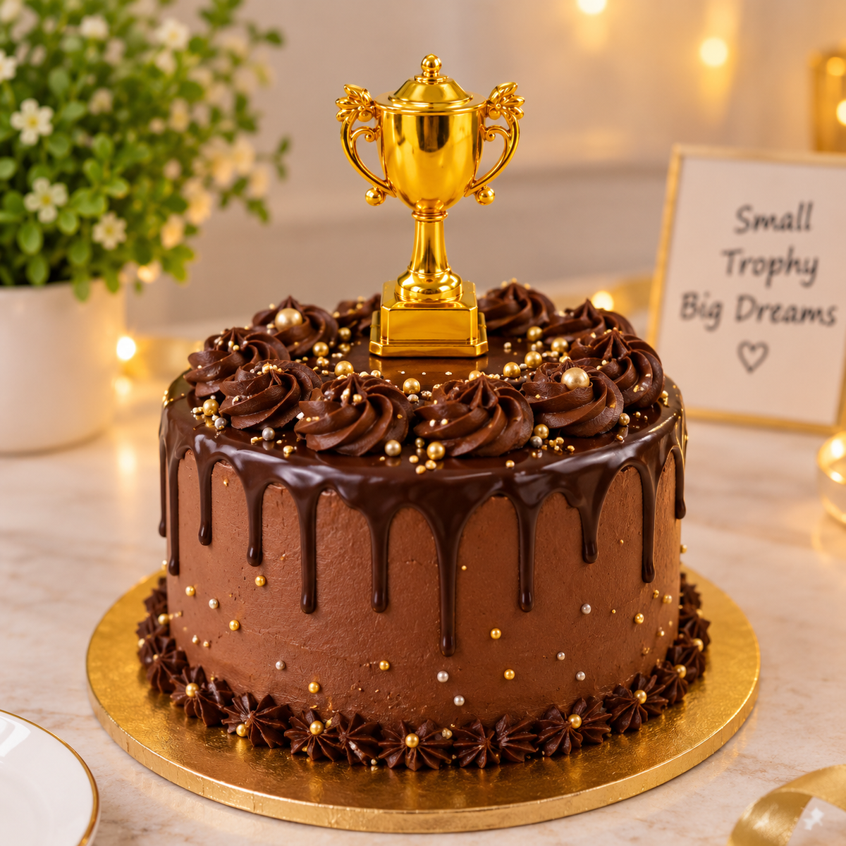 Mini Golden Trophy Cup Miniature