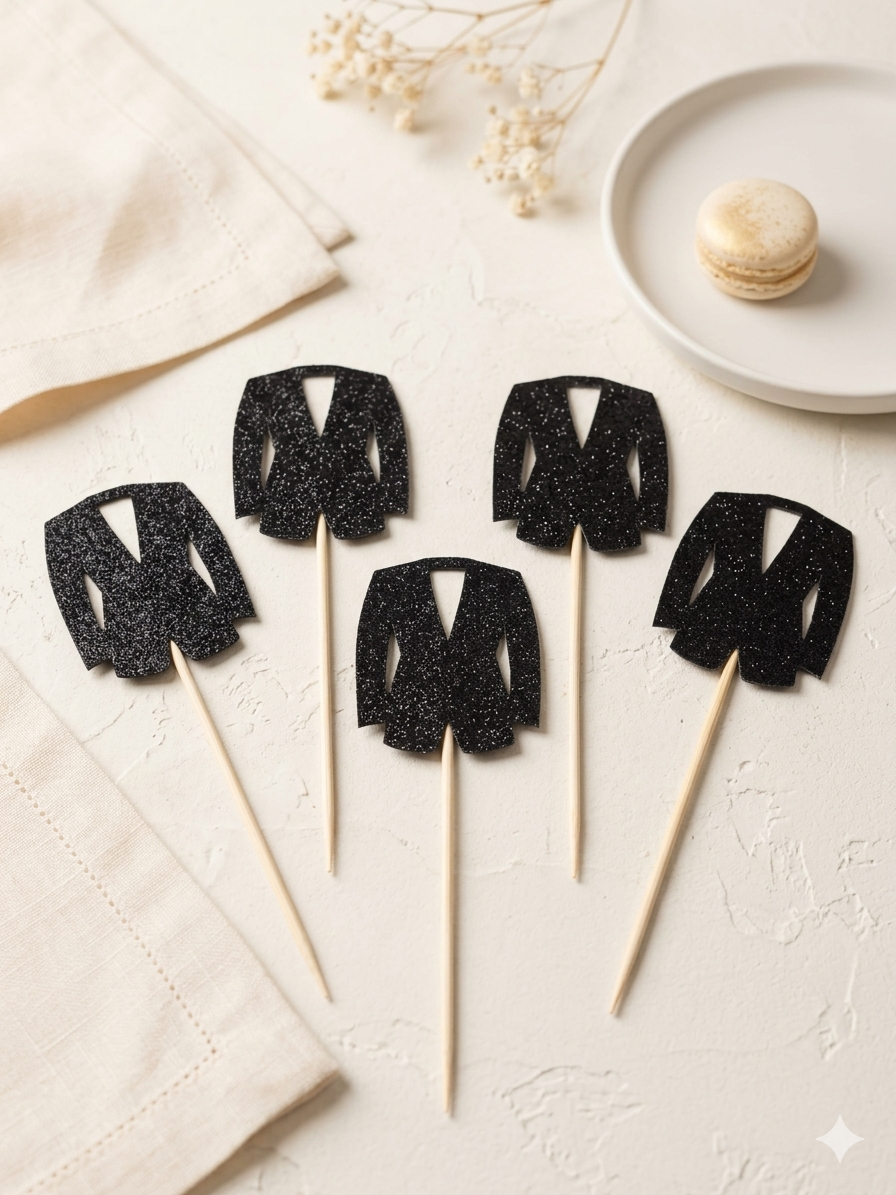 Black Blazer Topper Pack of 5 (LWA-084)