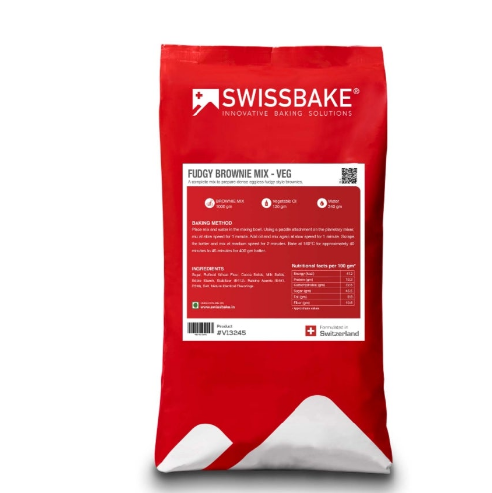 Swissbake Fudgy Brownie Mix -Veg 5kg
