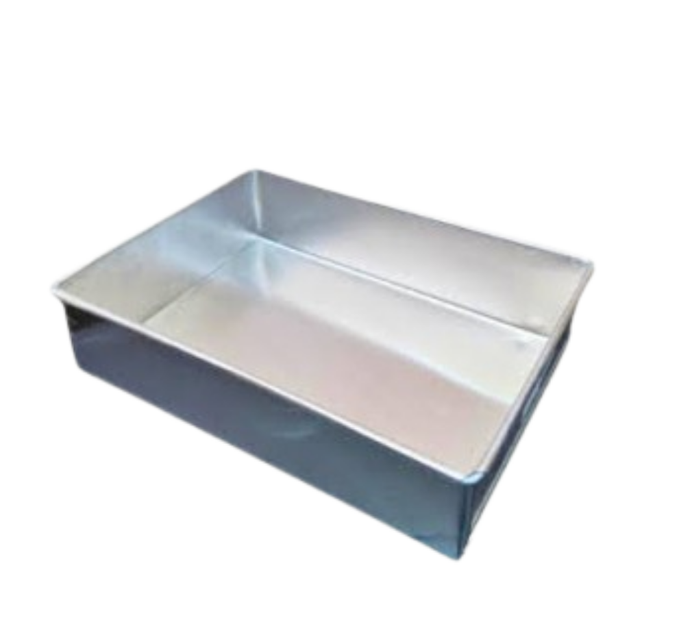 Rectangle cake tin 8x6x2 inch – Bakeworld Retails Pvt Ltd