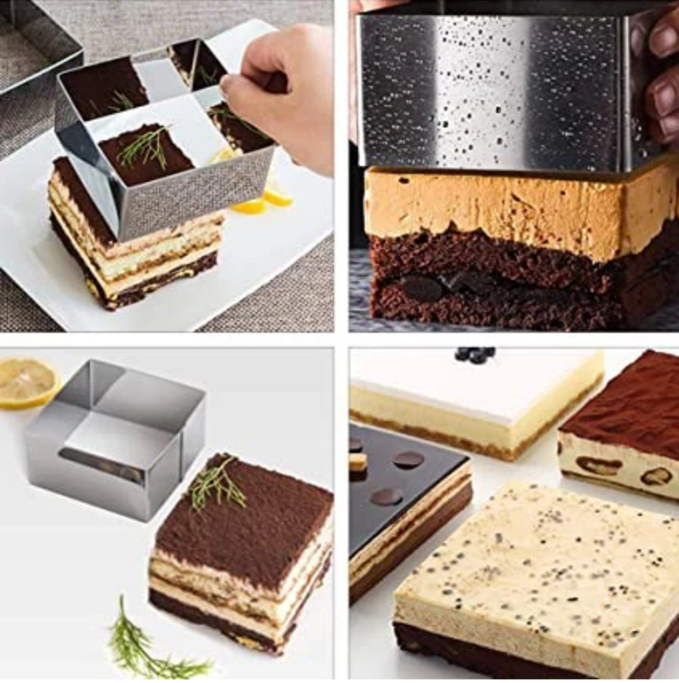 5 x 2 Inch Square Cake Ring