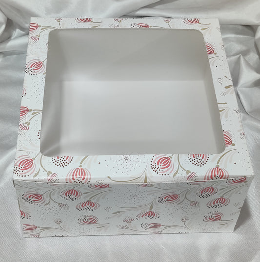 2 Pound Window Cake Box - 10 ×10×5