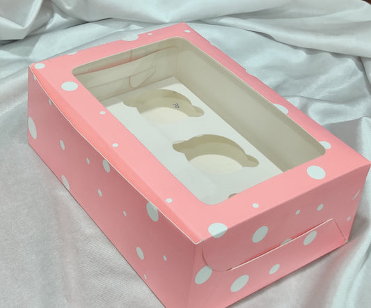 6 Pcs Cupcake Box