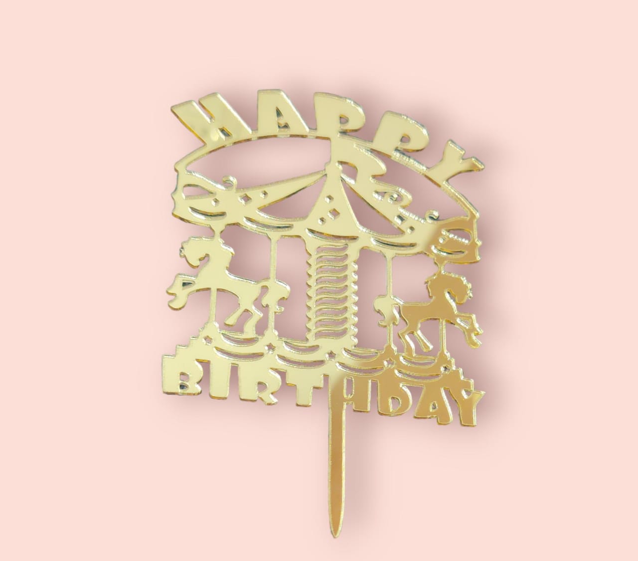 Happy Birthday Acrylic Topper