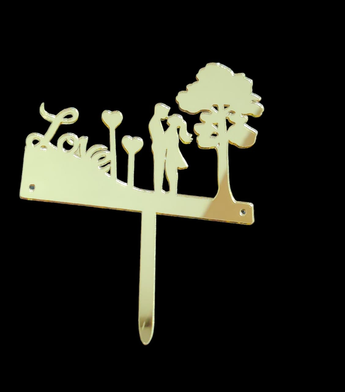 Love Couple Acrylic Topper