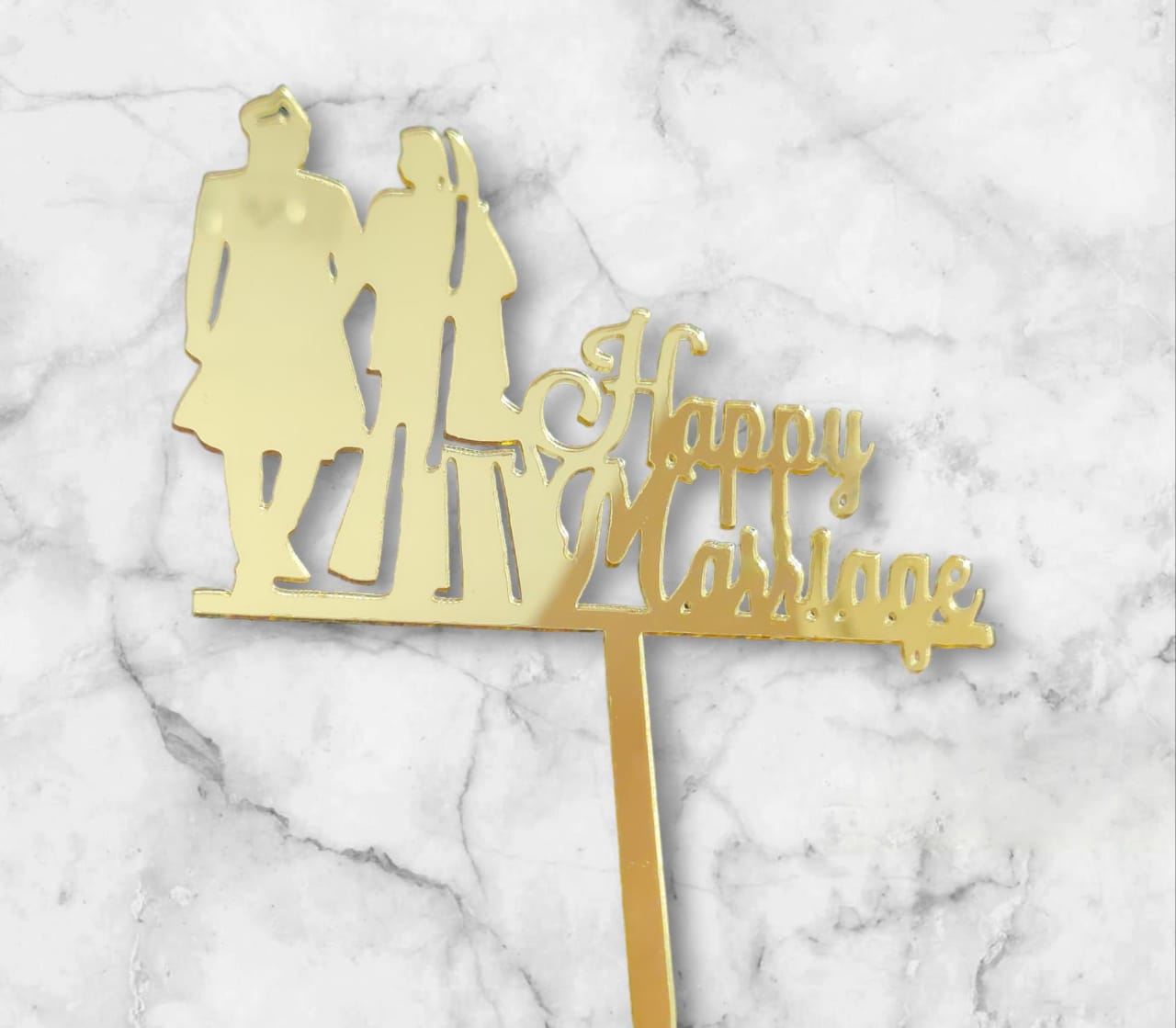 Happy marriage Acrylic Topper