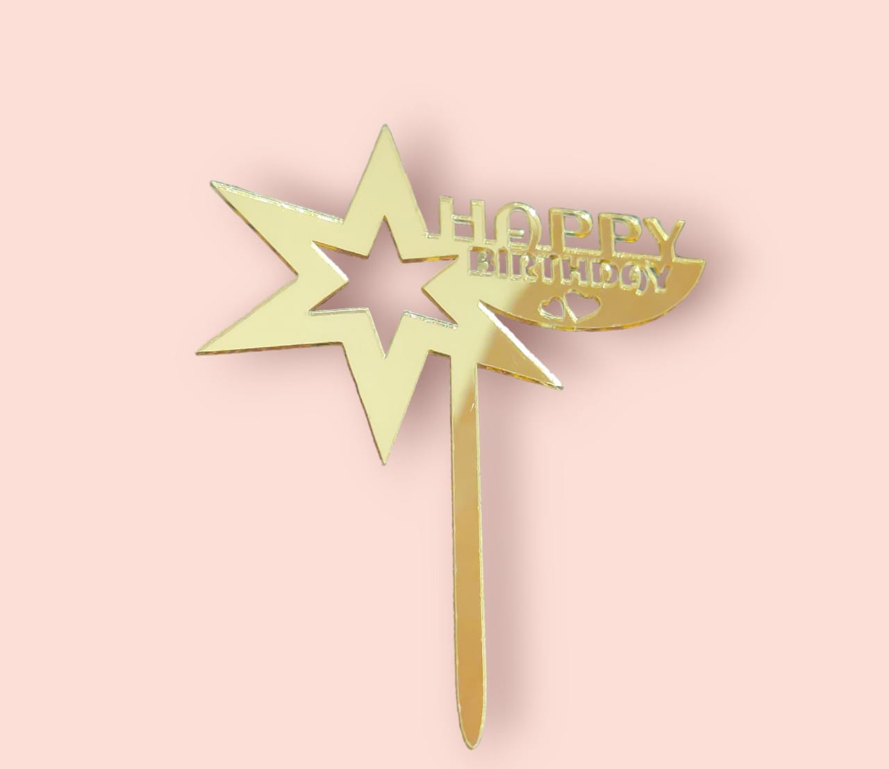 Happy Birthday Acrylic Topper