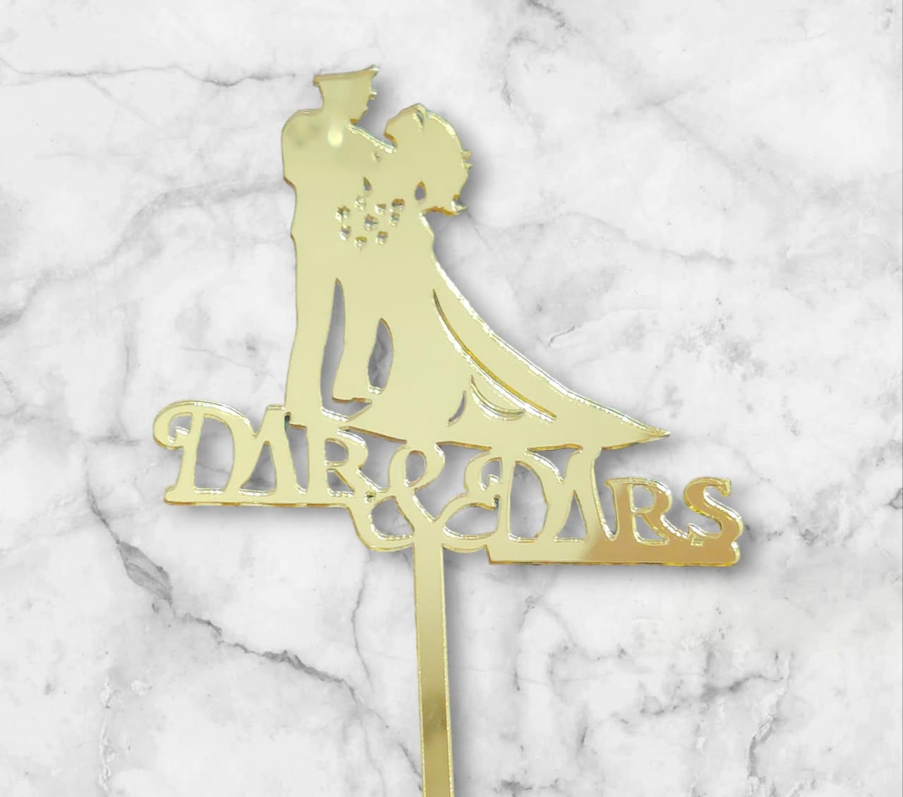 Mr & Mrs Acrylic Topper