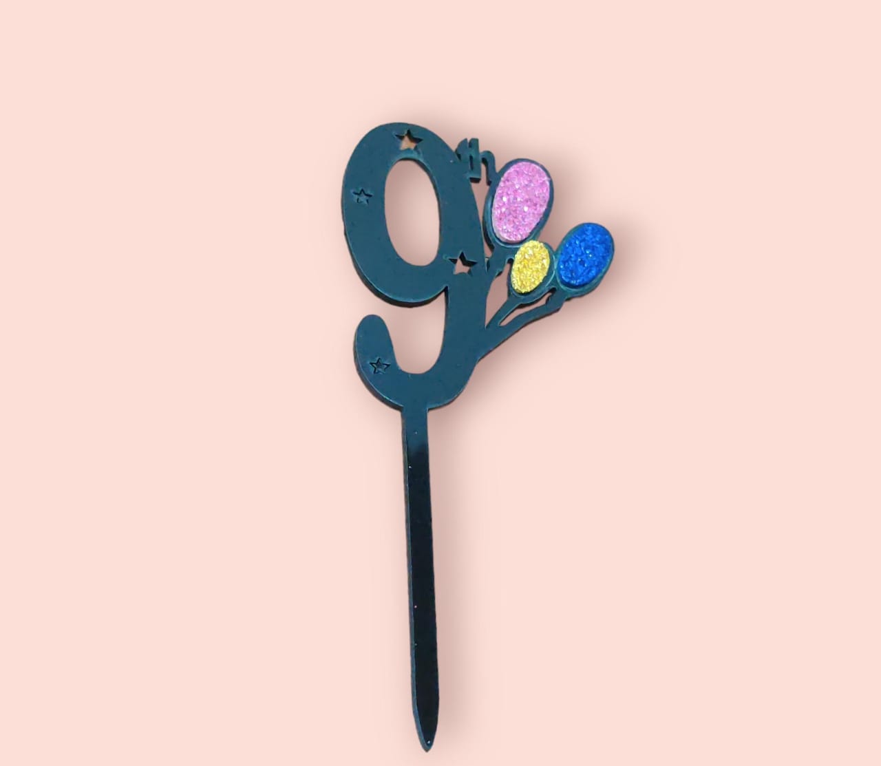 9 Number Acrylic Topper