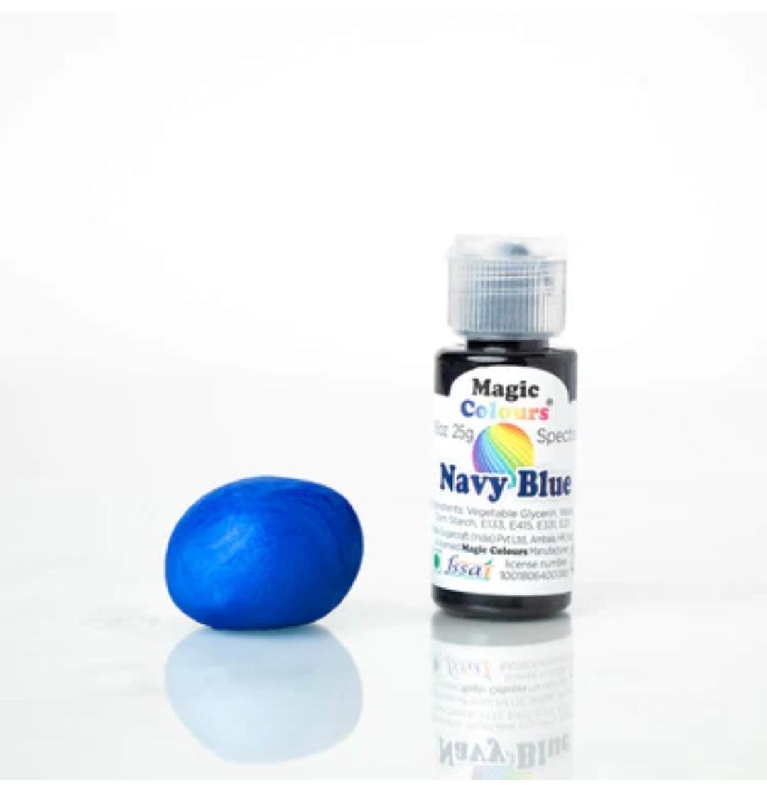 Magic Navy Blue Gel colours