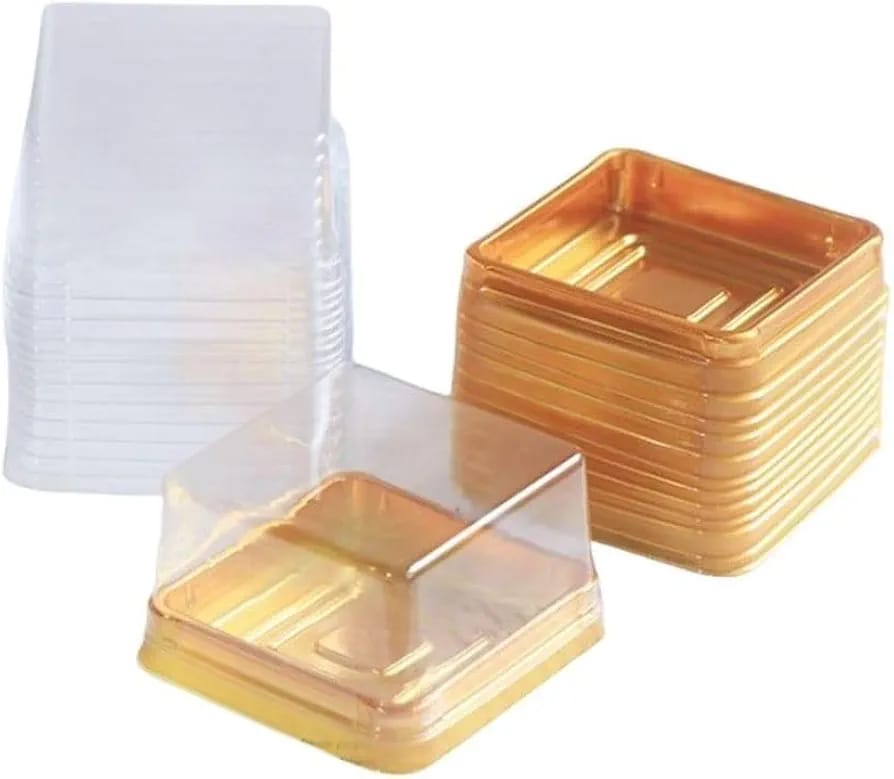 Brownie Box with Lids pack of 10 size-2.4/ 1.5 inch