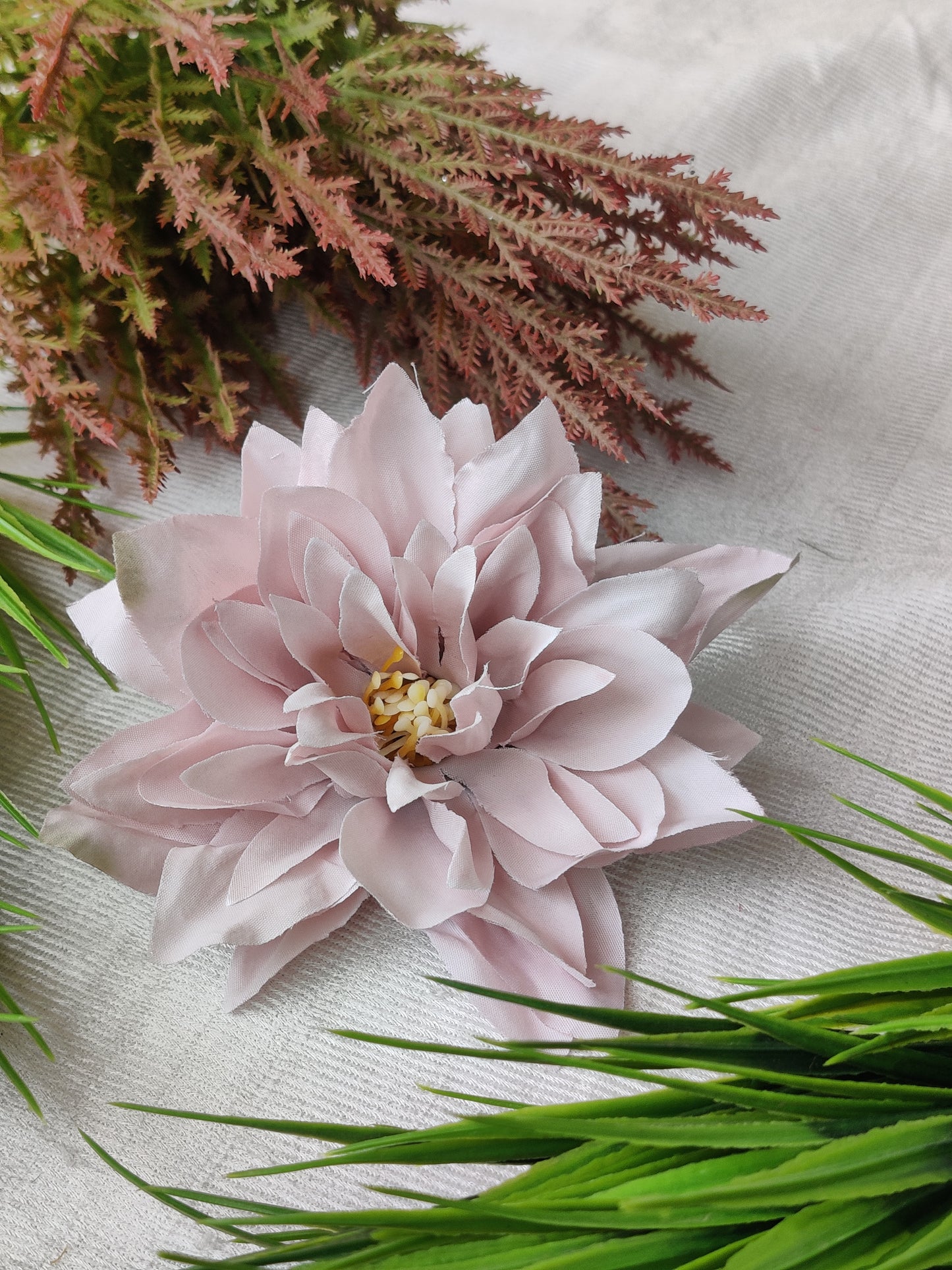 BEIGE DAHLIA Artificial FLOWER Code-EB8 pack of 3