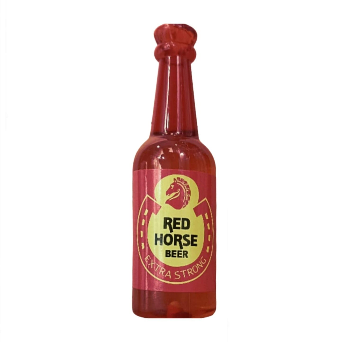 Red Horse Beer miniature bottle of cake decoration