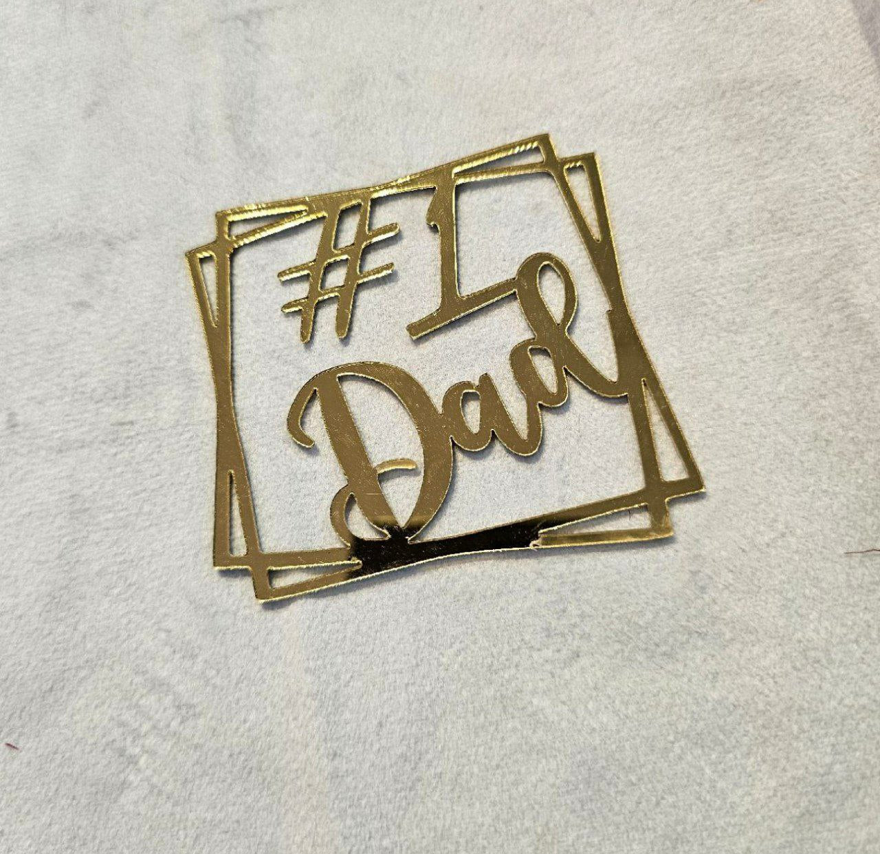 Dad Acrylic Tag