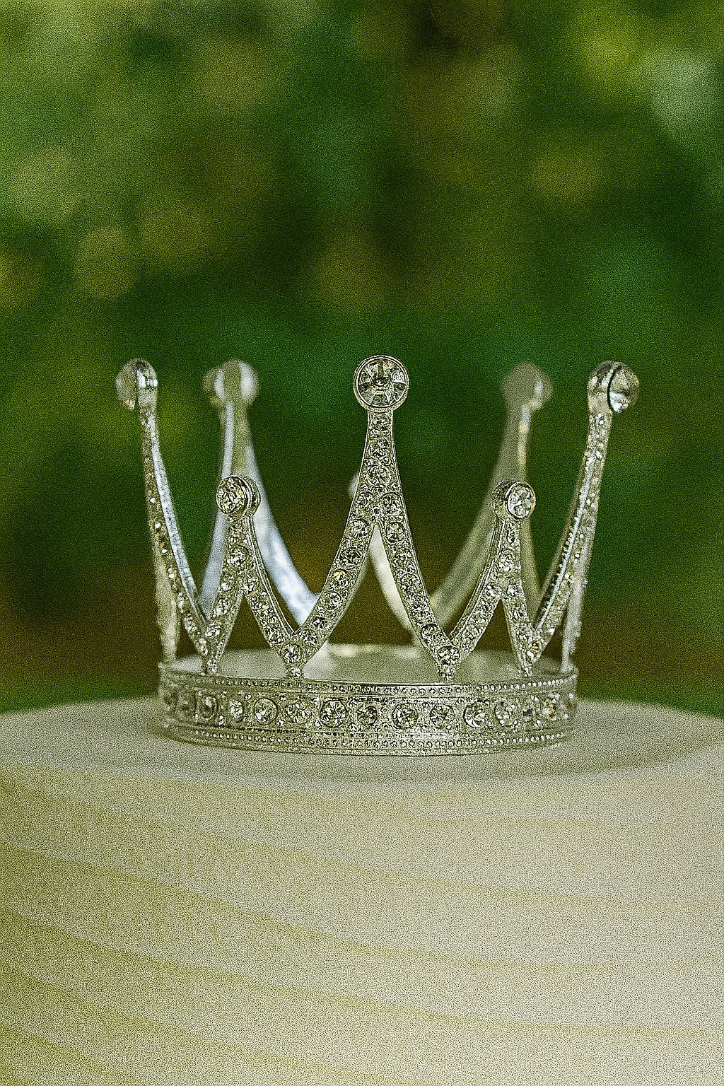 Silver Metal Medium Crown
