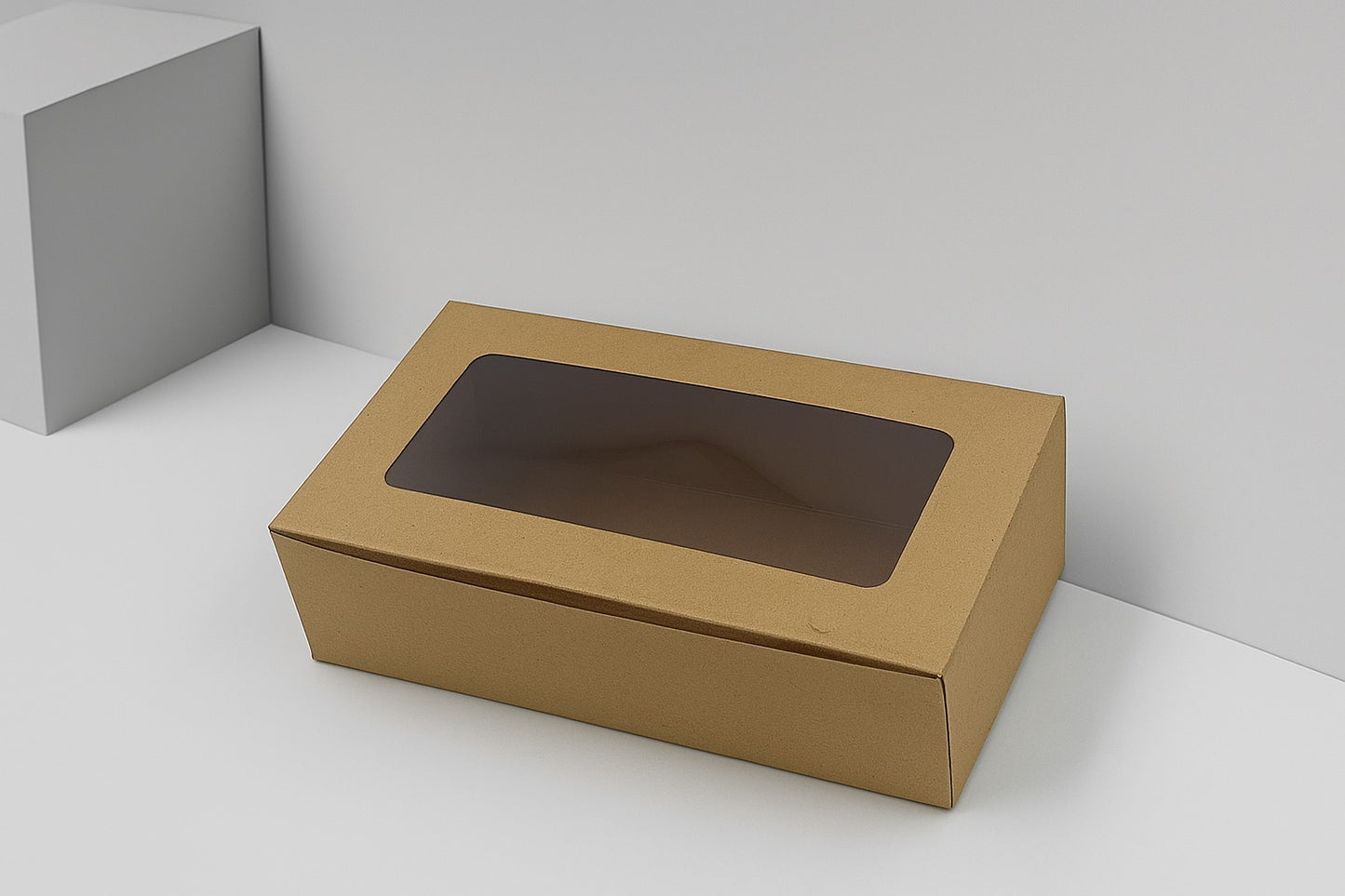 Kraft Plum Cake Box 250 gm Size - 7.5×4×2.5 inch