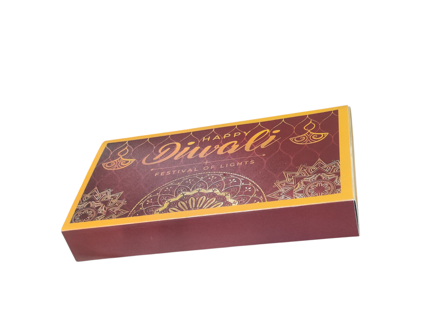 8 Cavity Slider Diwali Box For Chocolate and Brownie Size 8x4x1.5 Inch