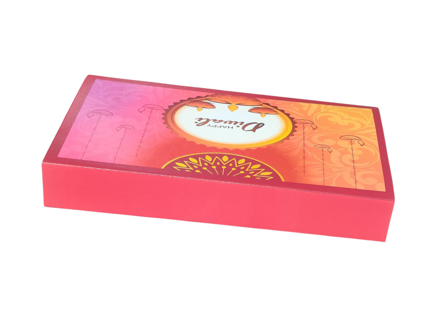 8 Cavity Slider Diwali Box For Chocolate and Brownie Size 8x4x1.5 Inch