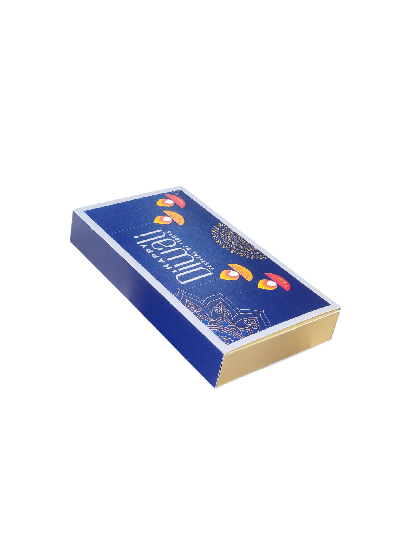 8 Cavity Slider Diwali Box For Chocolate and Brownie Size 8x4x1.5 Inch