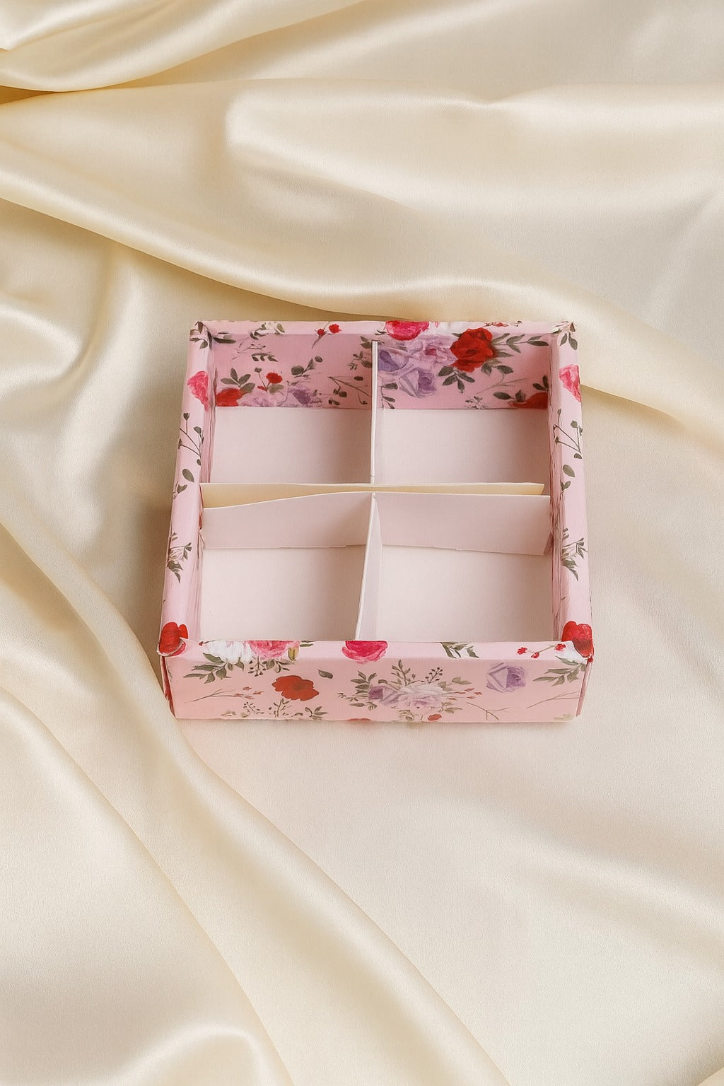4 Section Diwali Box Pack of 5 Size -6x6x2 inch