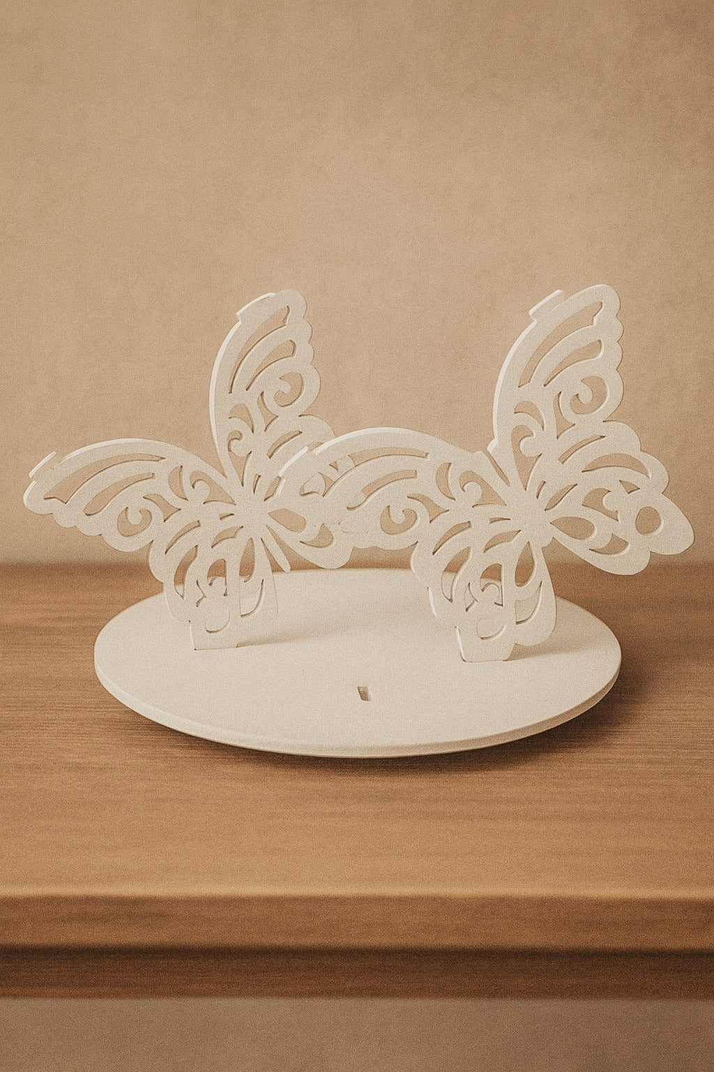 Butterfly wooden Cake stand