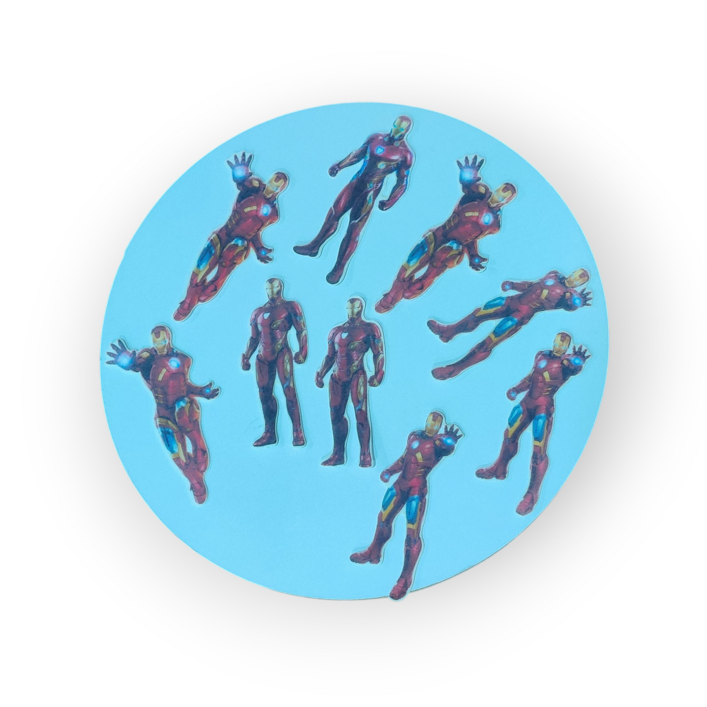 Tastycraft Iron Man Pre-Cut Wafer Paper Set Of 12 ( WPC- 077)