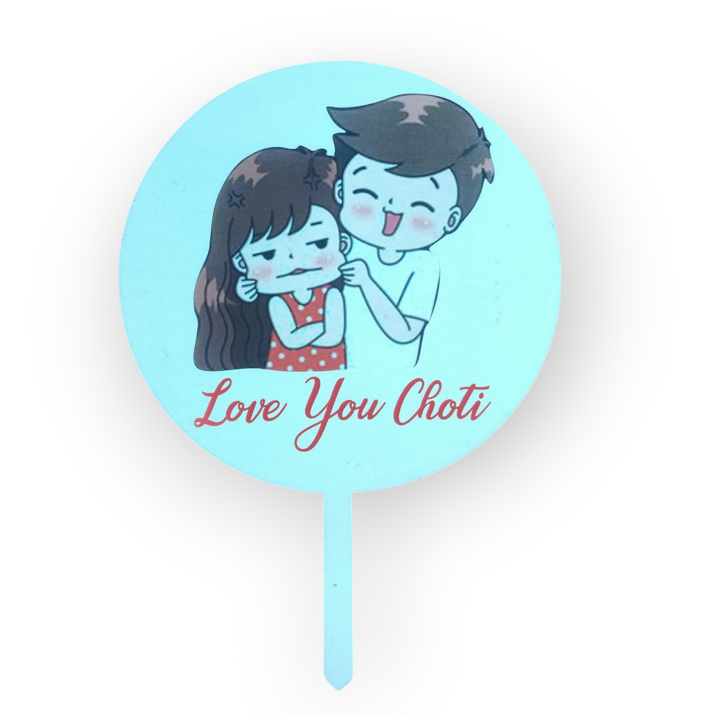 Love you Choti Cake Topper