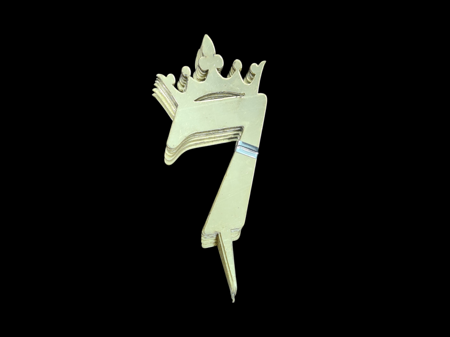 7 number Acrylic topper pack of 10 size 3 inch